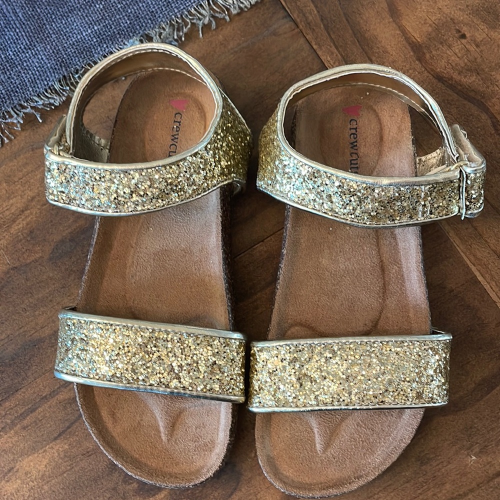 Girls glitter sandals